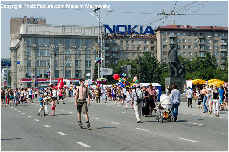 People, Person, Human, Plant, Potted Plant, Carnival, Crowd