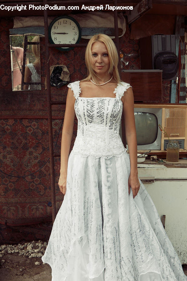 People, Person, Human, Evening Dress, Gown, Electronics, Monitor