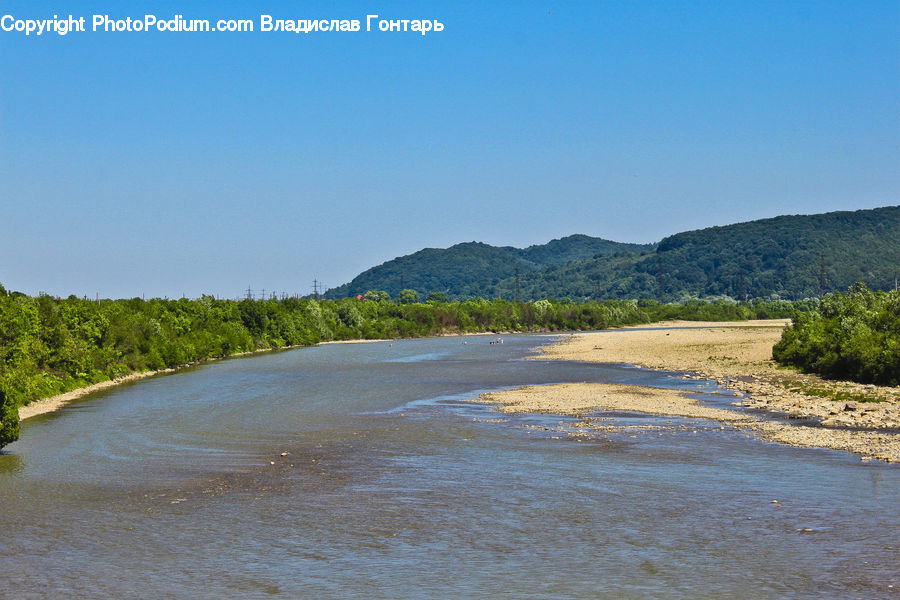 Outdoors, River, Water, Dirt Road, Gravel, Road, Beach