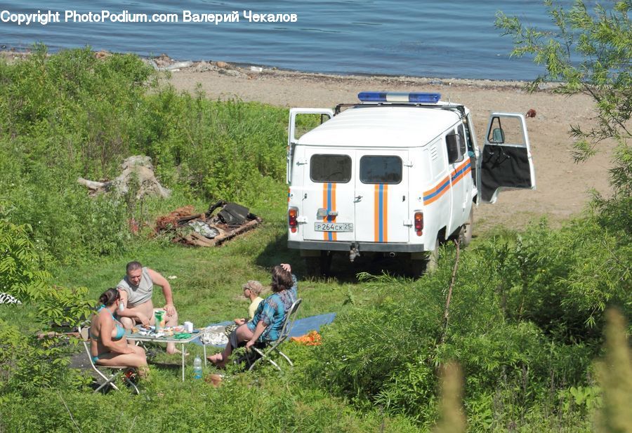 People, Person, Human, Car, Van, Picnic, Rv
