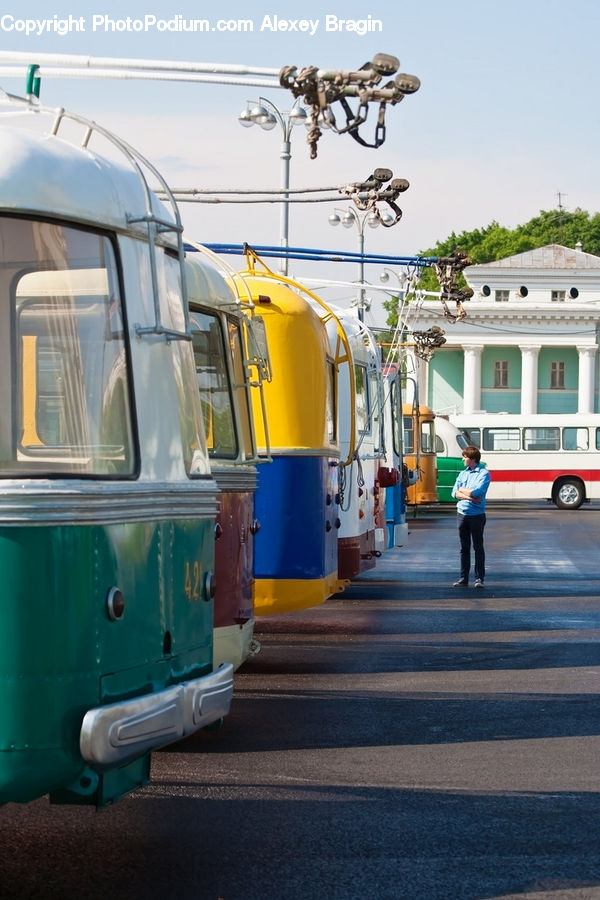 Bus, Vehicle, Train, Cable Car, Streetcar, Trolley, Housing