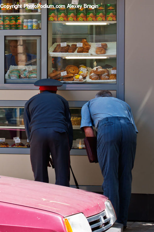 People, Person, Human, Shelf, Clothing, Denim, Jeans