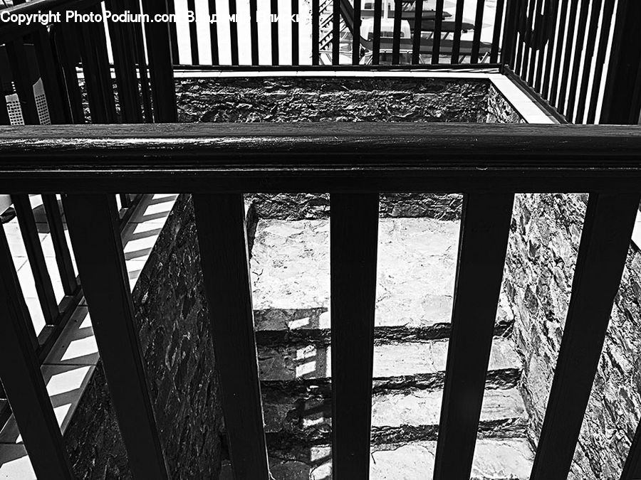 Railing, City, Downtown, Urban