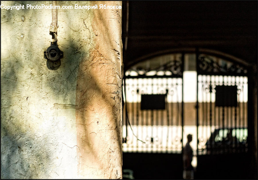 Silhouette, Balcony, Lighting, Corridor