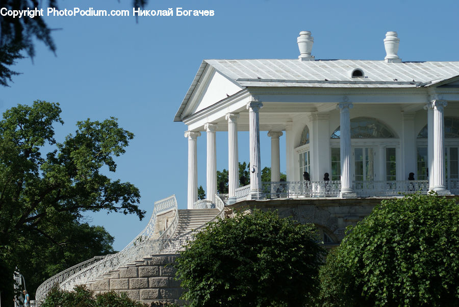 Fence, Hedge, Plant, Gazebo, Building, Housing, Villa