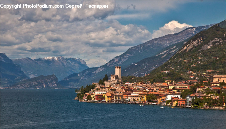 Waterfront, Building, Housing, Villa, Downtown, Town, Hotel