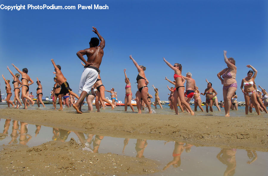 Bikini, Maillot, Swimwear, People, Person, Human, Beach
