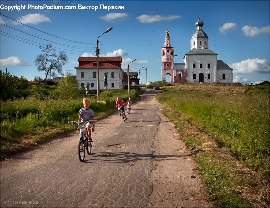 Dirt Road, Gravel, Road, Path, Walkway, Architecture, Housing