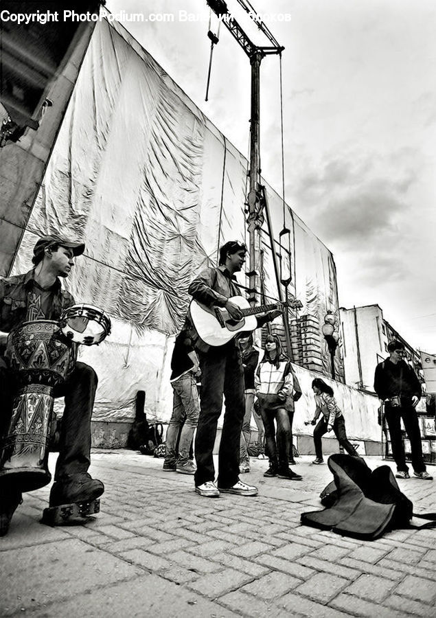 People, Person, Human, Performer, Costume, Hippie, Alley