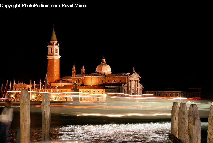 Architecture, Dome, Mosque, Worship, Fountain, Water, Bell Tower