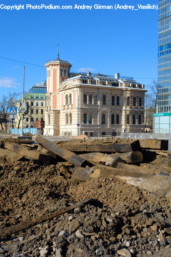 Rubble, Rock, Ruins, Building, Granite, Marble, Architecture