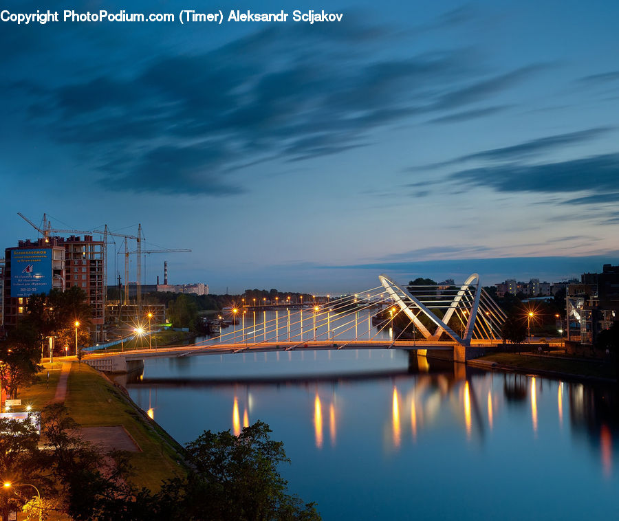 Harbor, Port, Waterfront, City, Downtown, Metropolis, Urban