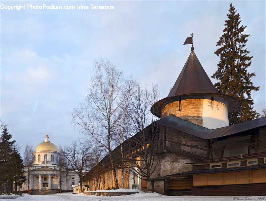 Architecture, Bell Tower, Clock Tower, Tower, Housing, Monastery, Dome