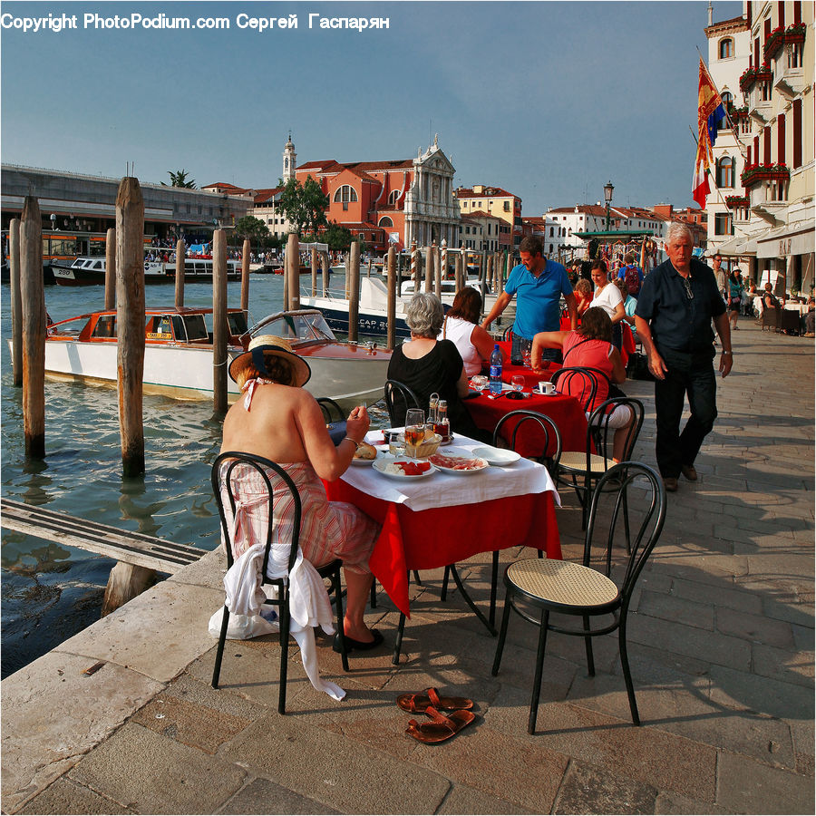 People, Person, Human, Boat, Watercraft, Chair, Furniture
