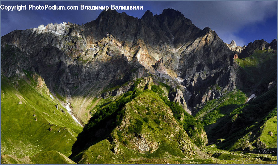 Crest, Mountain, Outdoors, Peak, Mountain Range, Landscape, Nature