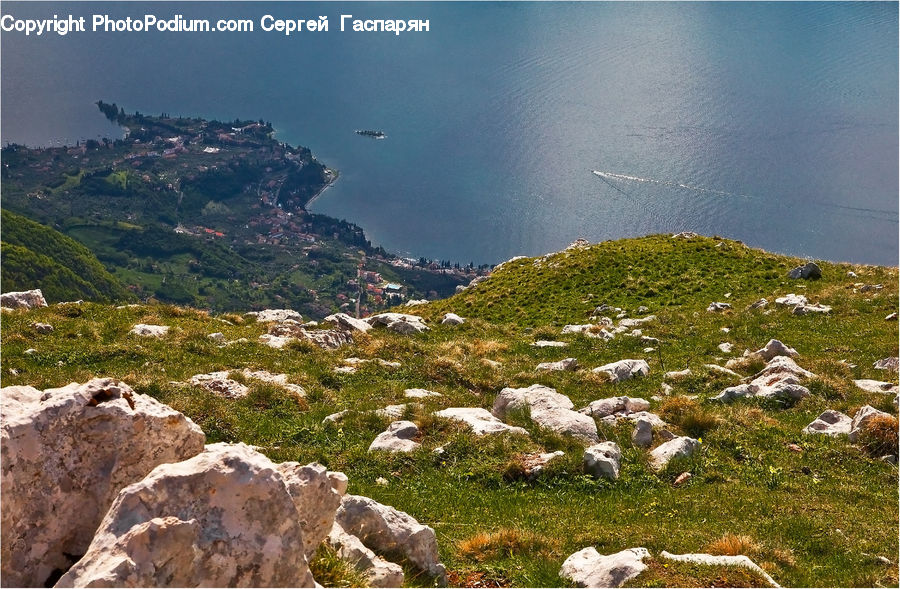 Rock, Crest, Mountain, Outdoors, Peak, Coast, Sea