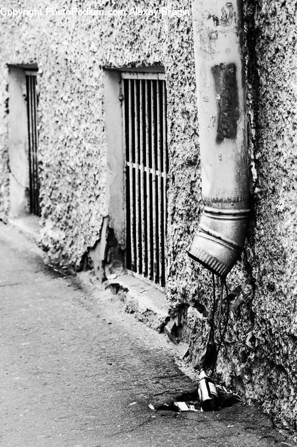 Alley, Alleyway, Road, Street, Town, Park Bench, Bench