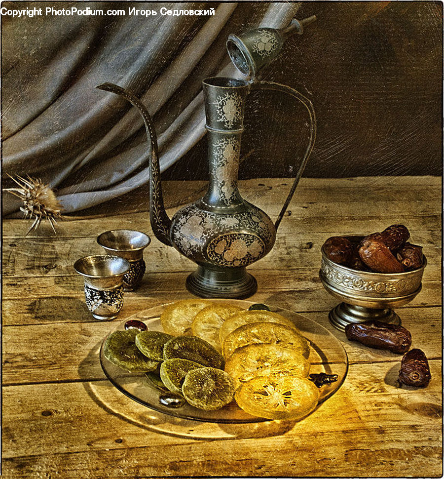 Glass, Goblet, Porcelain, Saucer, Brass Section, Chocolate, Dessert