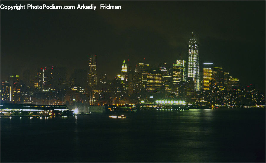 City, Downtown, Metropolis, Urban, Flyer, Menu, Text