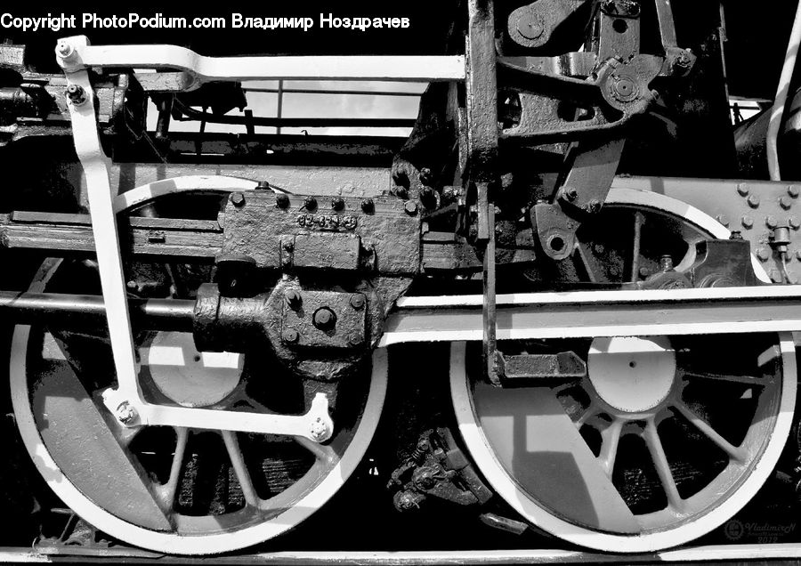 Assembly Line, Factory, Engine, Locomotive, Machine, Motor, Steam Engine