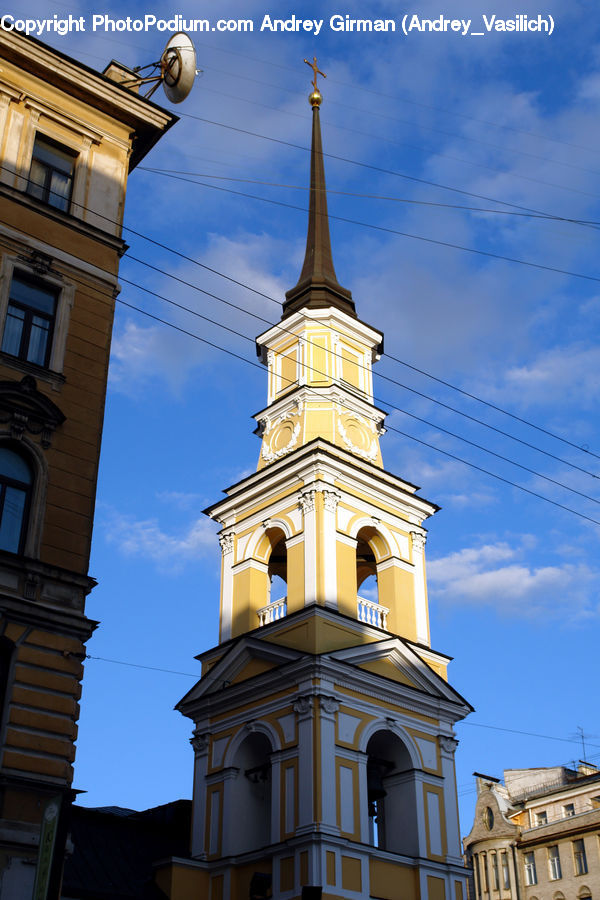 Architecture, Bell Tower, Clock Tower, Tower, Building, Lamp Post, Pole