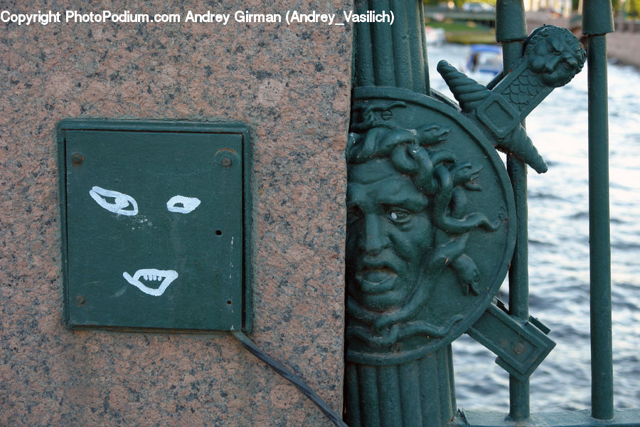 Art, Sculpture, Statue, Gargoyle, Furniture, Alphabet, Ampersand