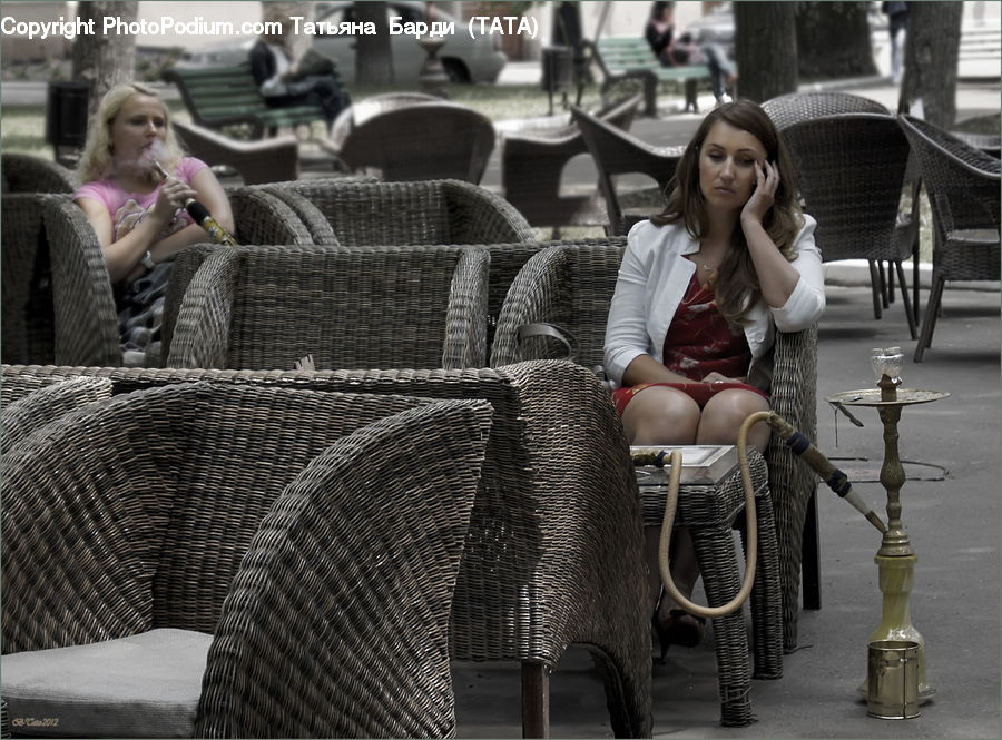 People, Person, Human, Chair, Furniture, Blonde, Female