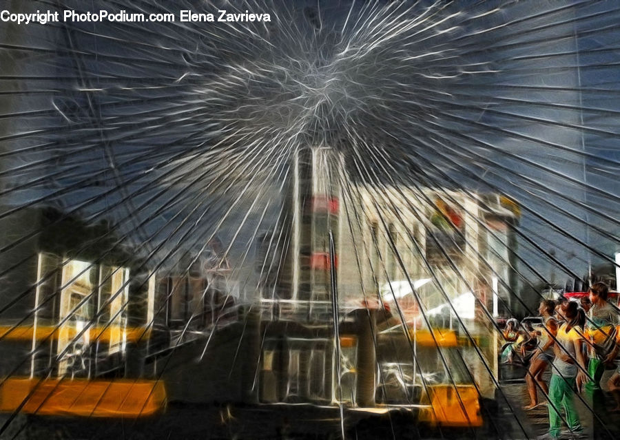 Subway, Train, Train Station, Vehicle, Cosplay, City, Downtown