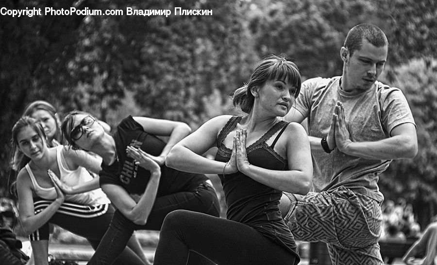 Human, People, Person, Crowd, Bench, Female, Portrait