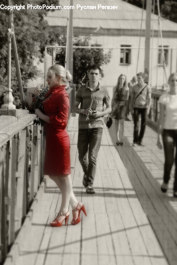 People, Person, Human, Leisure Activities, Walking, Boardwalk, Path