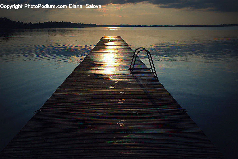 Boardwalk, Deck, Path, Sidewalk, Walkway, Dock, Landing