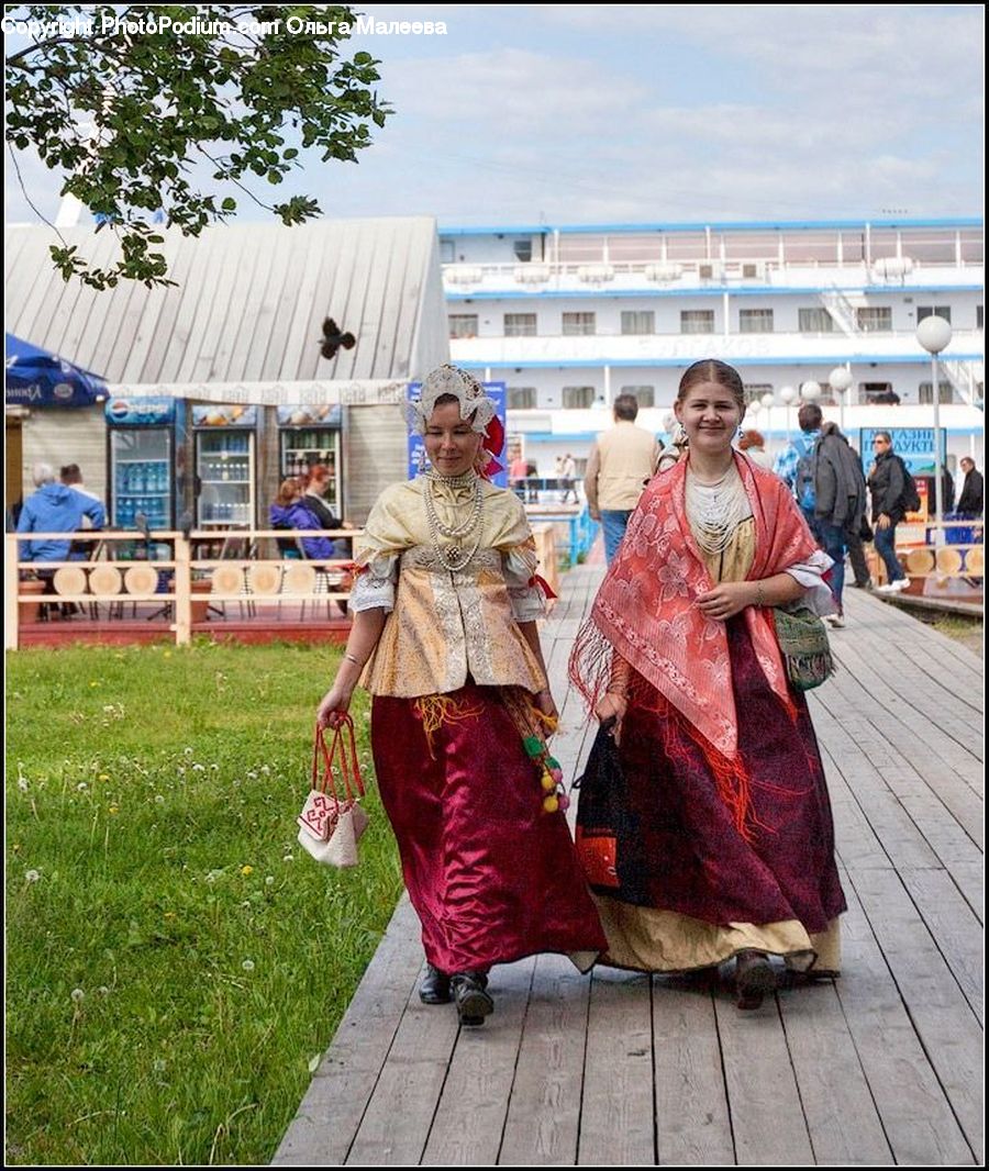 People, Person, Human, Costume, Sari, Robe, Apparel