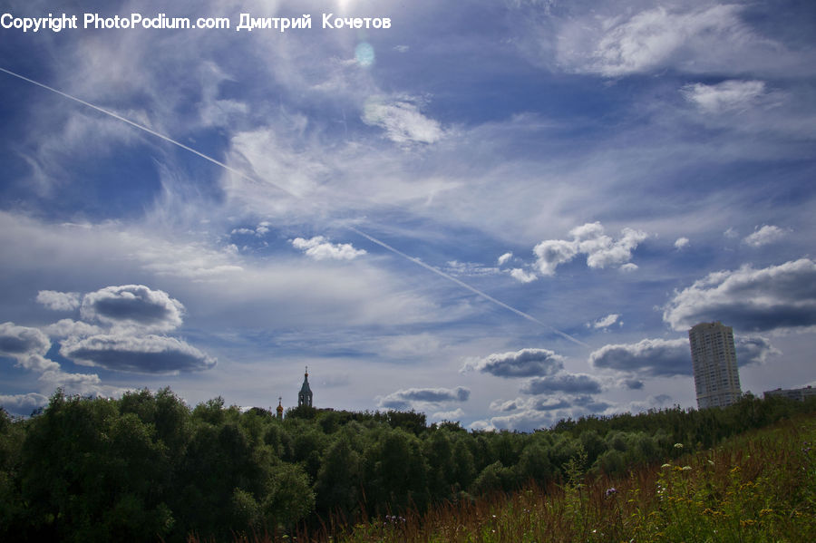 Cloud, Cumulus, Sky, Azure Sky, Outdoors, Landscape, Nature