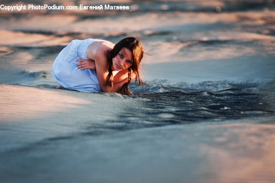 Bikini, Maillot, Swimwear, Female, Person, Leisure Activities, Crawling