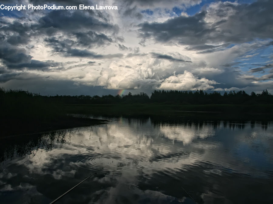 Azure Sky, Cloud, Outdoors, Sky, Cumulus, Land, Marsh