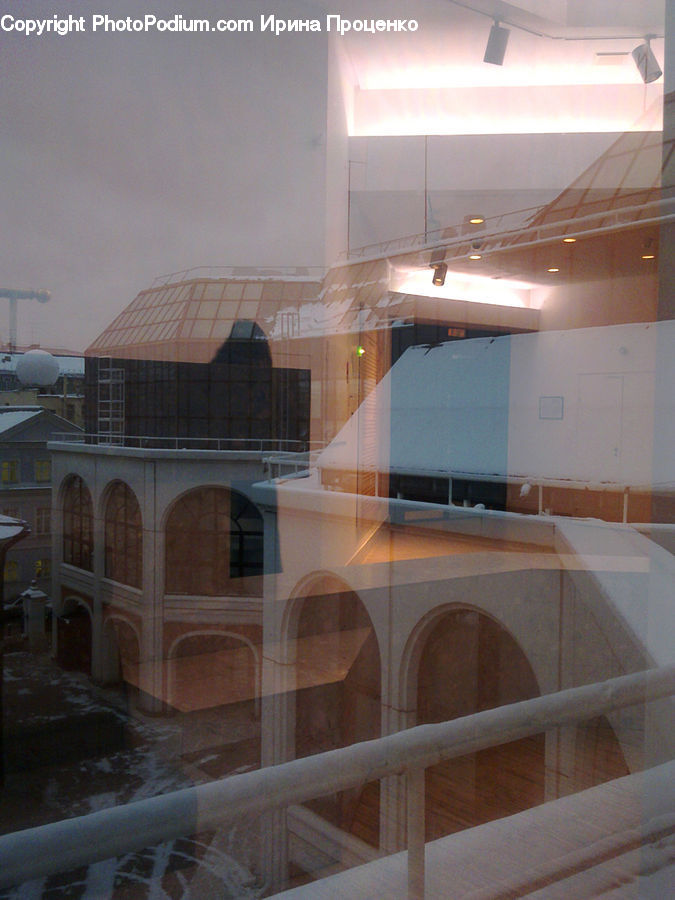 Plywood, Wood, Building, Office Building, Housing, Arch, Architecture
