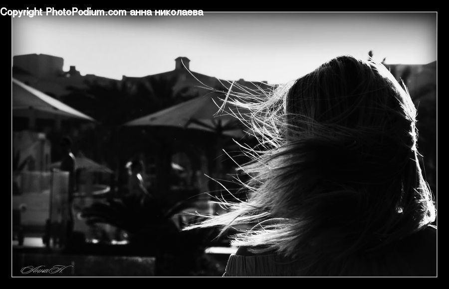 Silhouette, Person, Portrait, Selfie