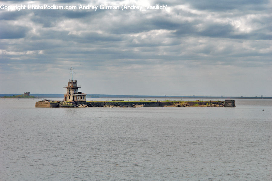 Coast, Outdoors, Sea, Water, Barge, Boat, Tugboat