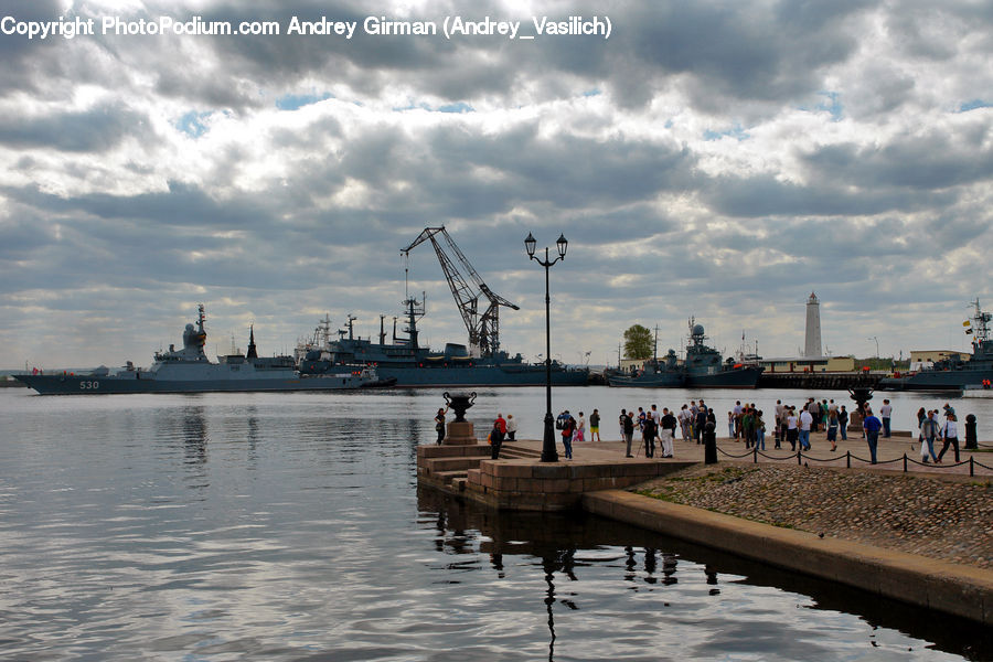 Ship, Vessel, Dock, Port, Waterfront, Battleship, Cruiser