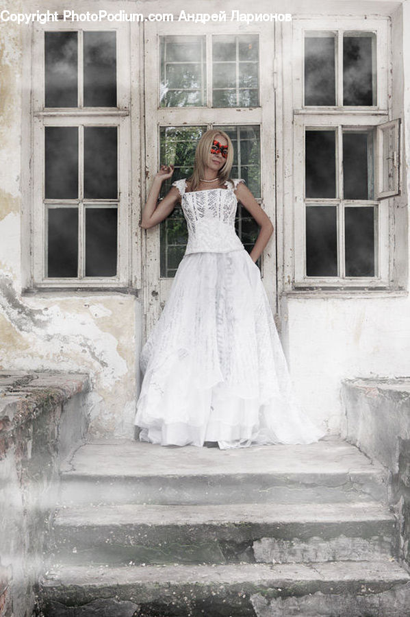 People, Person, Human, Window, Evening Dress, Gown, Clothing