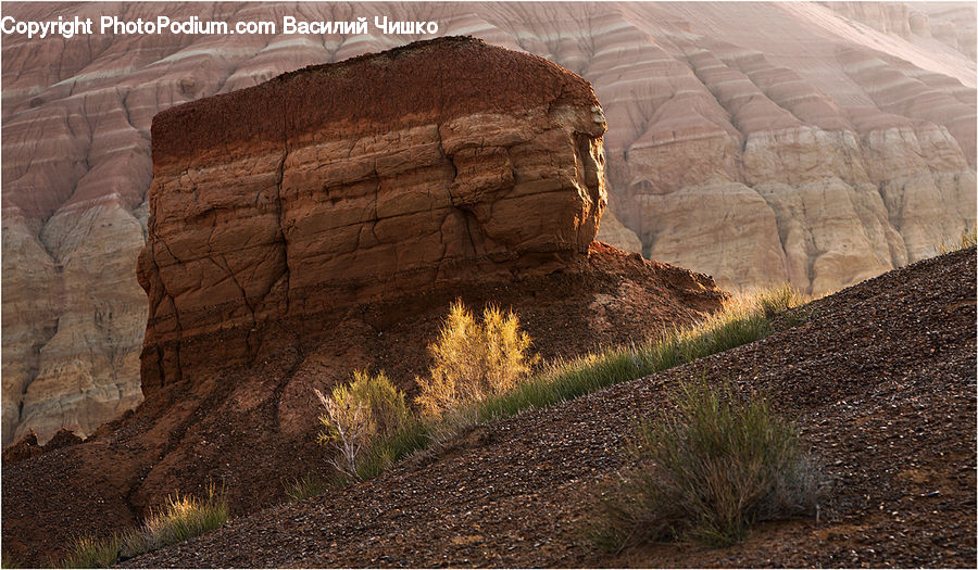 Bunker, Cliff, Outdoors, Mesa, Castle, Fort, Dirt Road