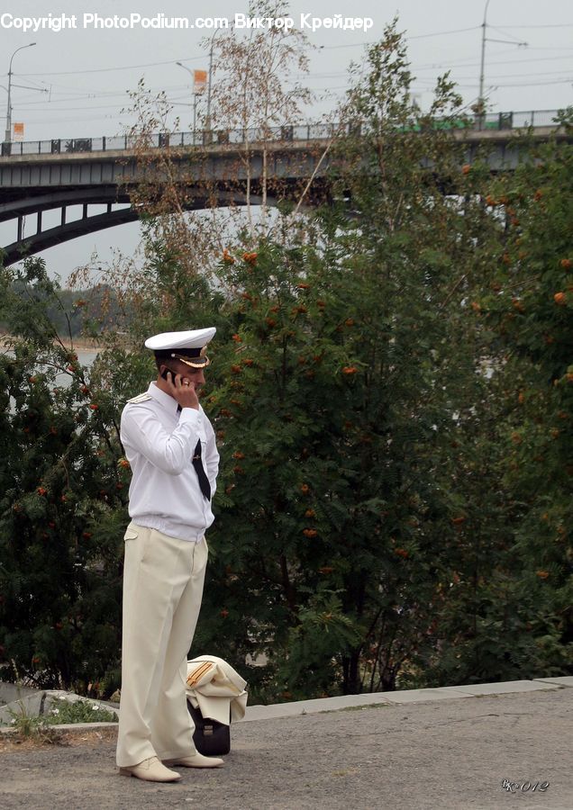 Human, People, Person, Plant, Potted Plant, Bridge, Freeway