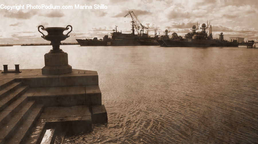 Battleship, Cruiser, Navy, Ship, Vessel, Destroyer, Bench