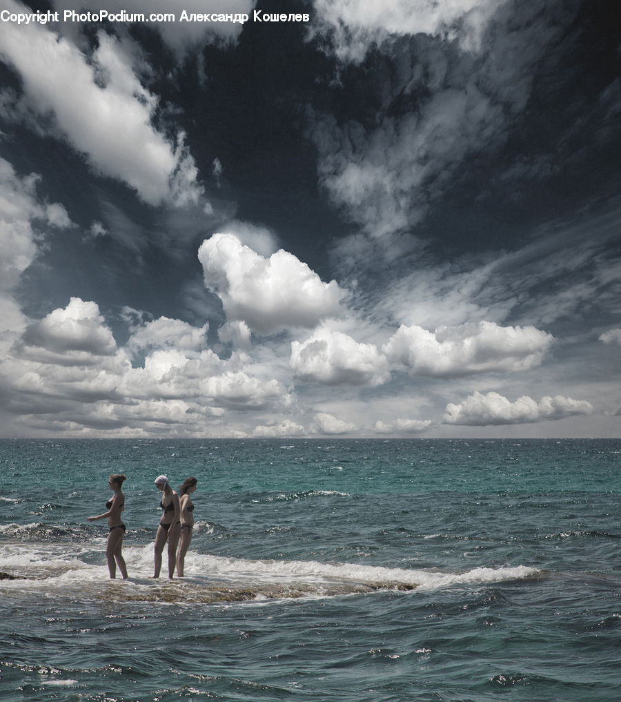 People, Person, Human, Bikini, Maillot, Swimwear, Cloud