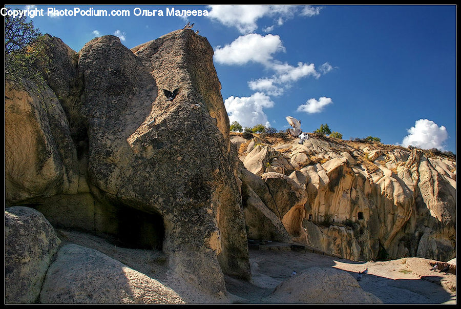 Cliff, Outdoors, Rock, Castle, Fort, Architecture, Coast