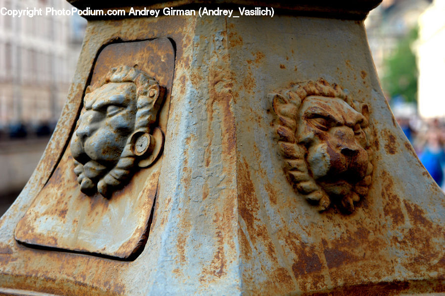 Art, Gargoyle, Statue, Rust, Emblem, Logo, Ancient Egypt