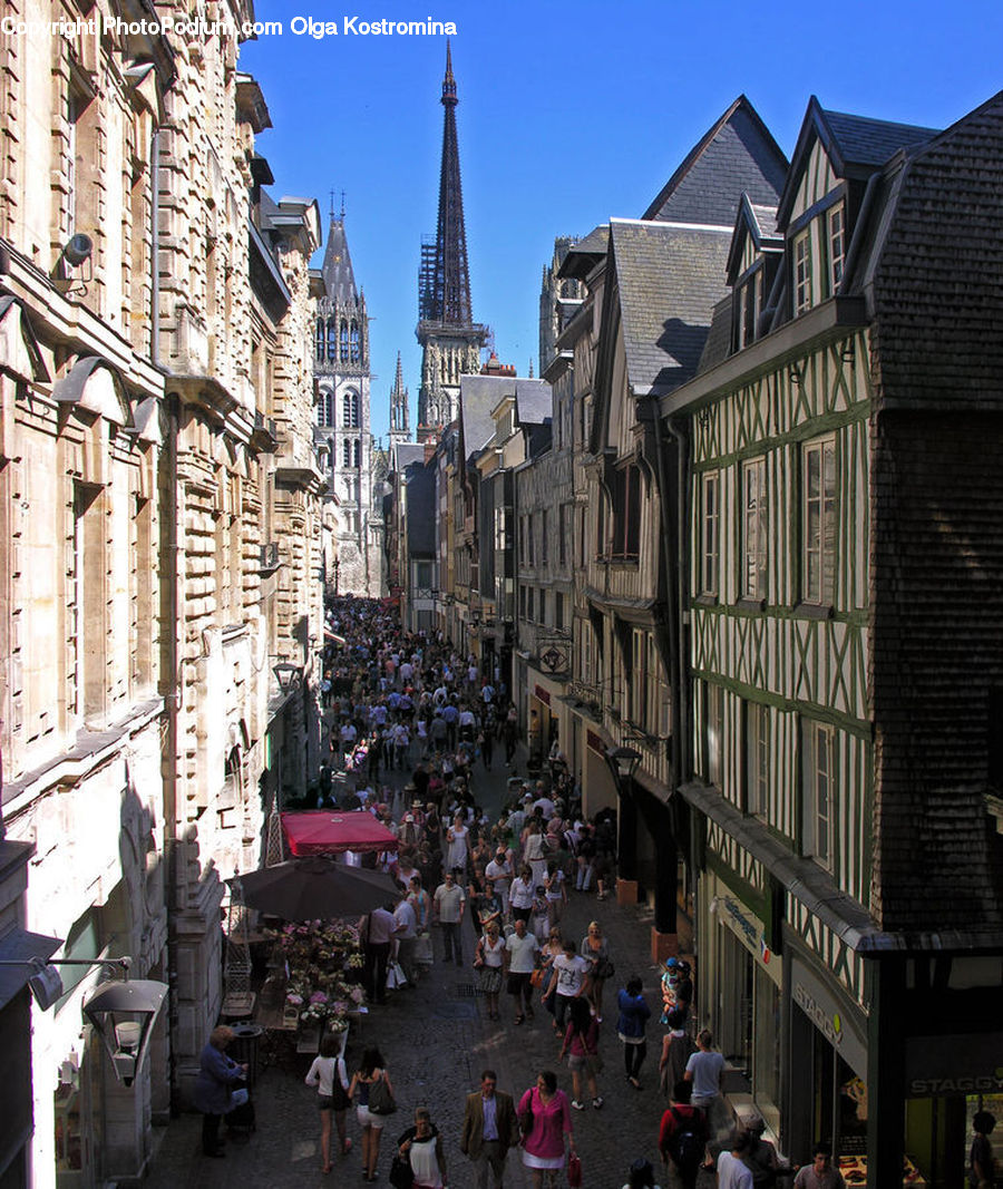 Bazaar, Market, City, Downtown, Alley, Alleyway, Road