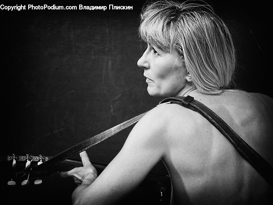 Human, People, Person, Guitar, Musical Instrument, Female, Portrait