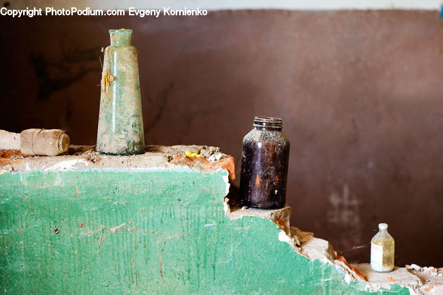 Pot, Pottery, Jar, Alcohol, Beer, Beer Bottle, Beverage