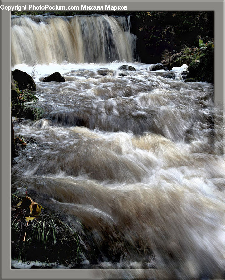 Outdoors, River, Water, Waterfall, Forest, Jungle, Rainforest